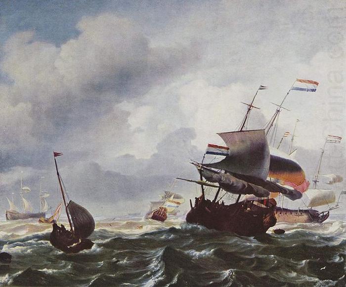 Ludolf Bakhuizen Schiffe im Sturm china oil painting image